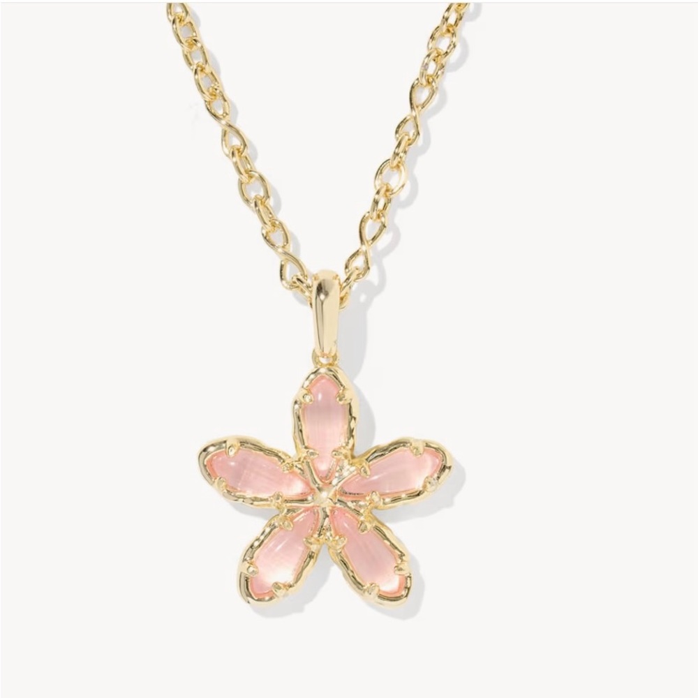 Kendra Scott Kyla Flower Gold Pendant Necklace